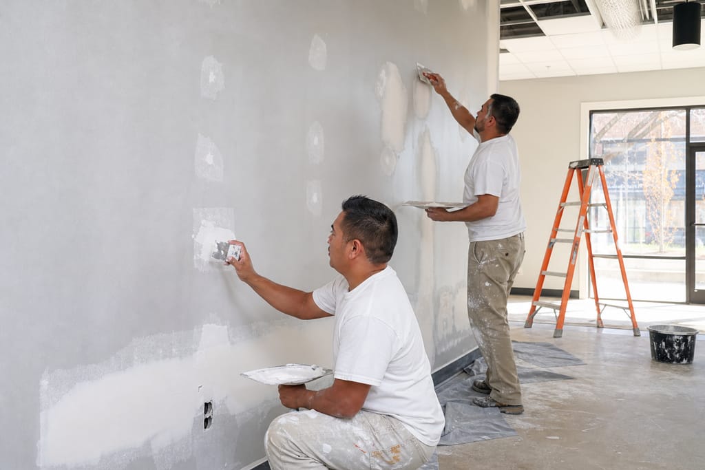 Commercial Drywall Patching photo